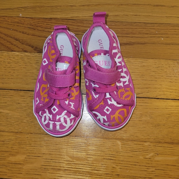Toddler Shoe Lot Pink Guess Sandal Glitter sz. 5 - Picture 2 of 9